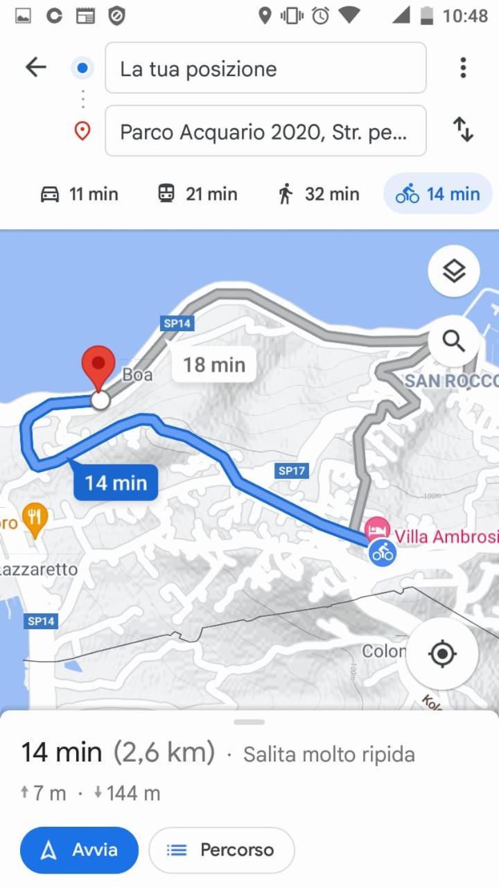 Villa Ambrosia Múggia Kültér fotó